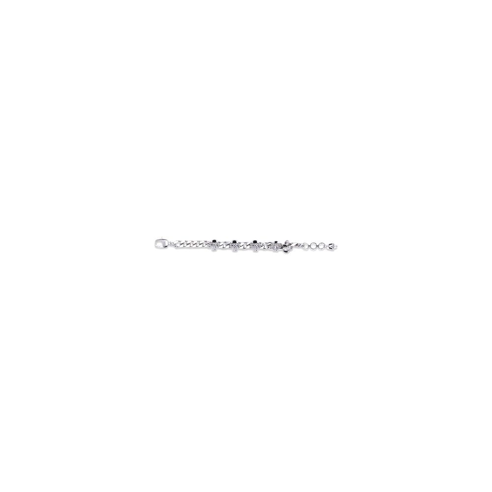 Alexander McQueen Skull Chain Bracelet — Silver