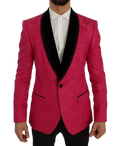 Dolce & Gabbana Floral Brocade Blazer — Pink