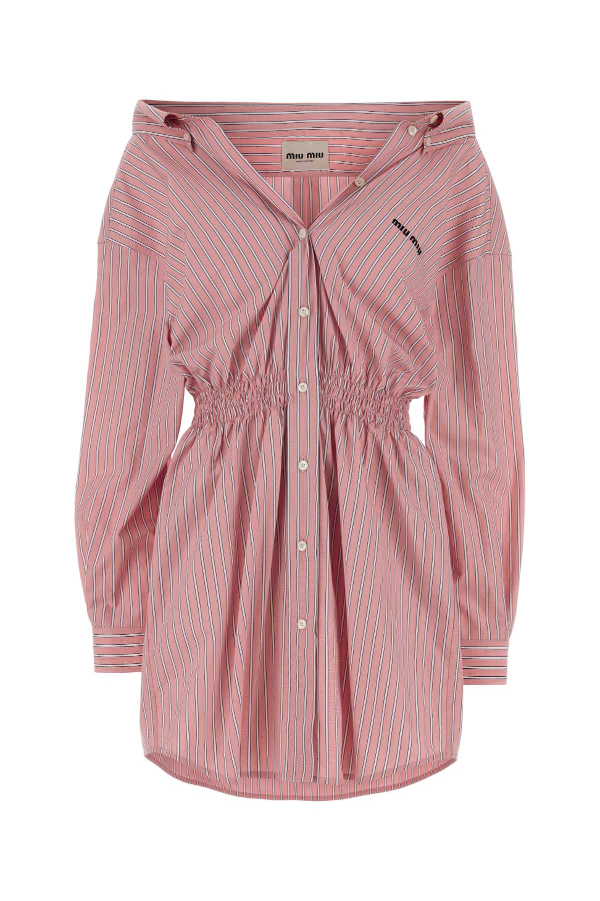 Miu Miu ABITI Shirt Dress — Pink