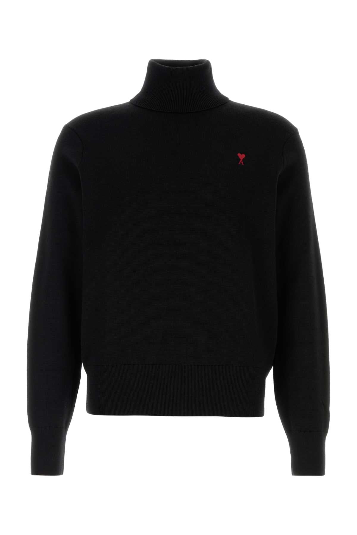 Jersey de merino AMI Paris — Negro
