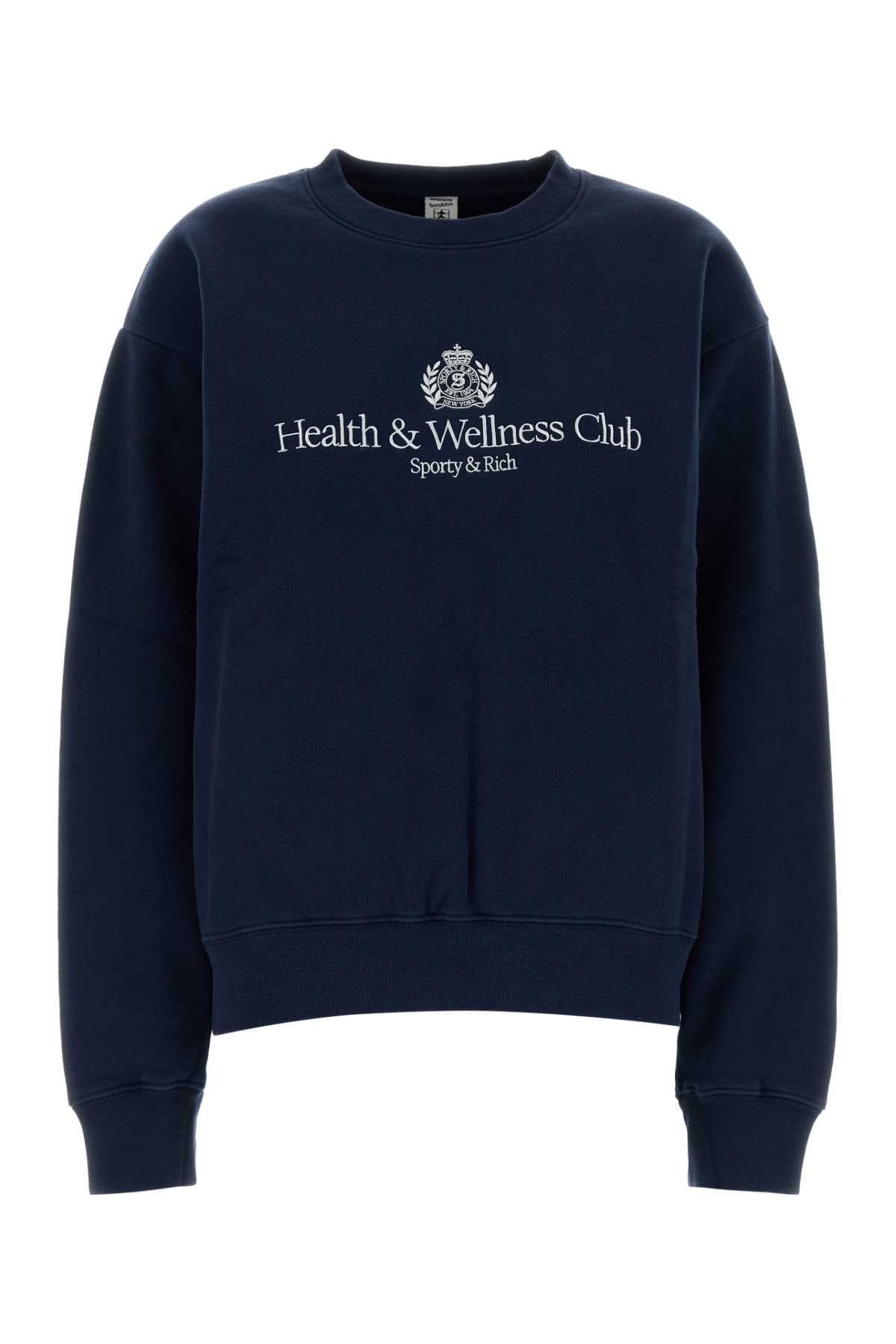 Sudadera Sporty & Rich Crest — Azul marino