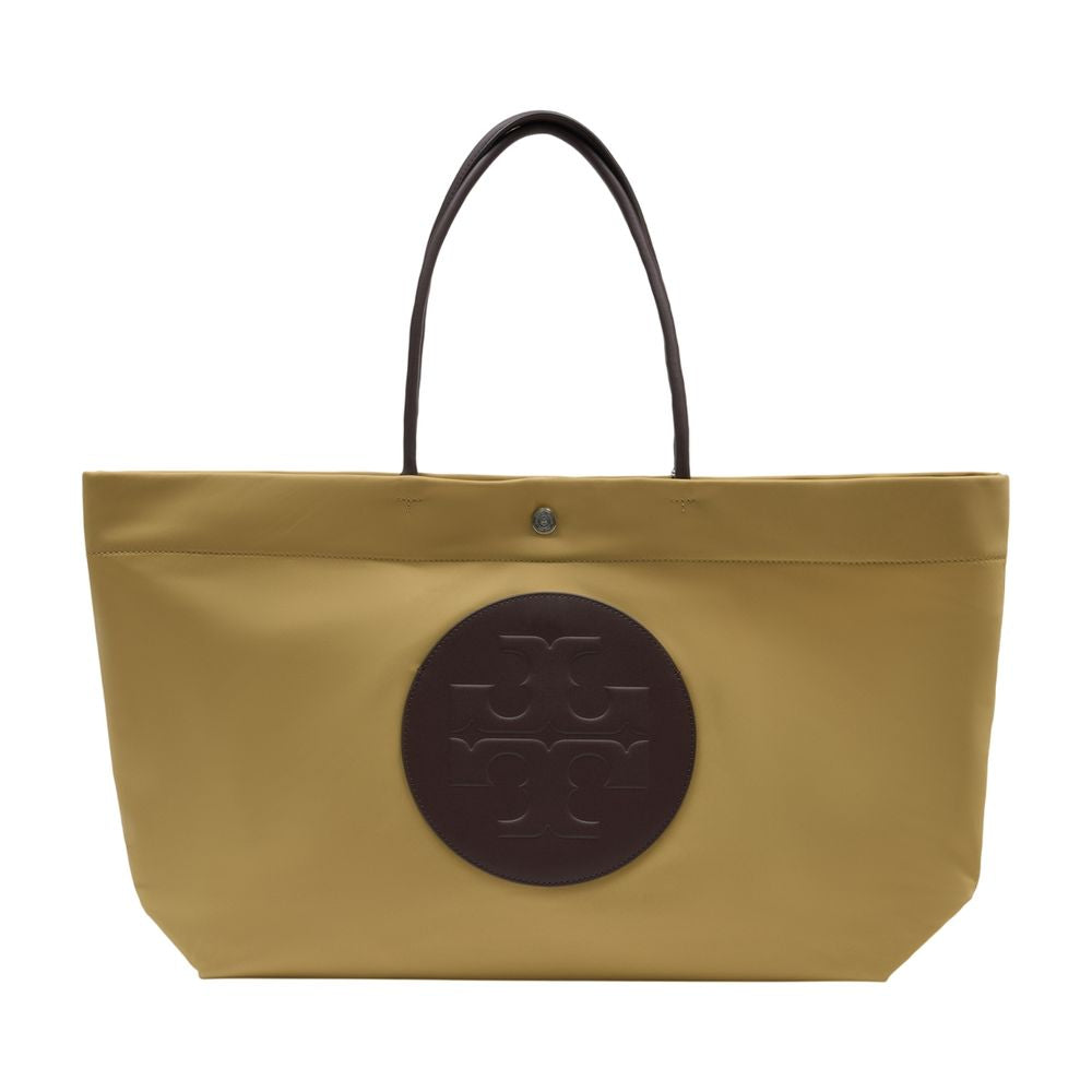 Tory Burch Ella Twist Tote Bag — Beige