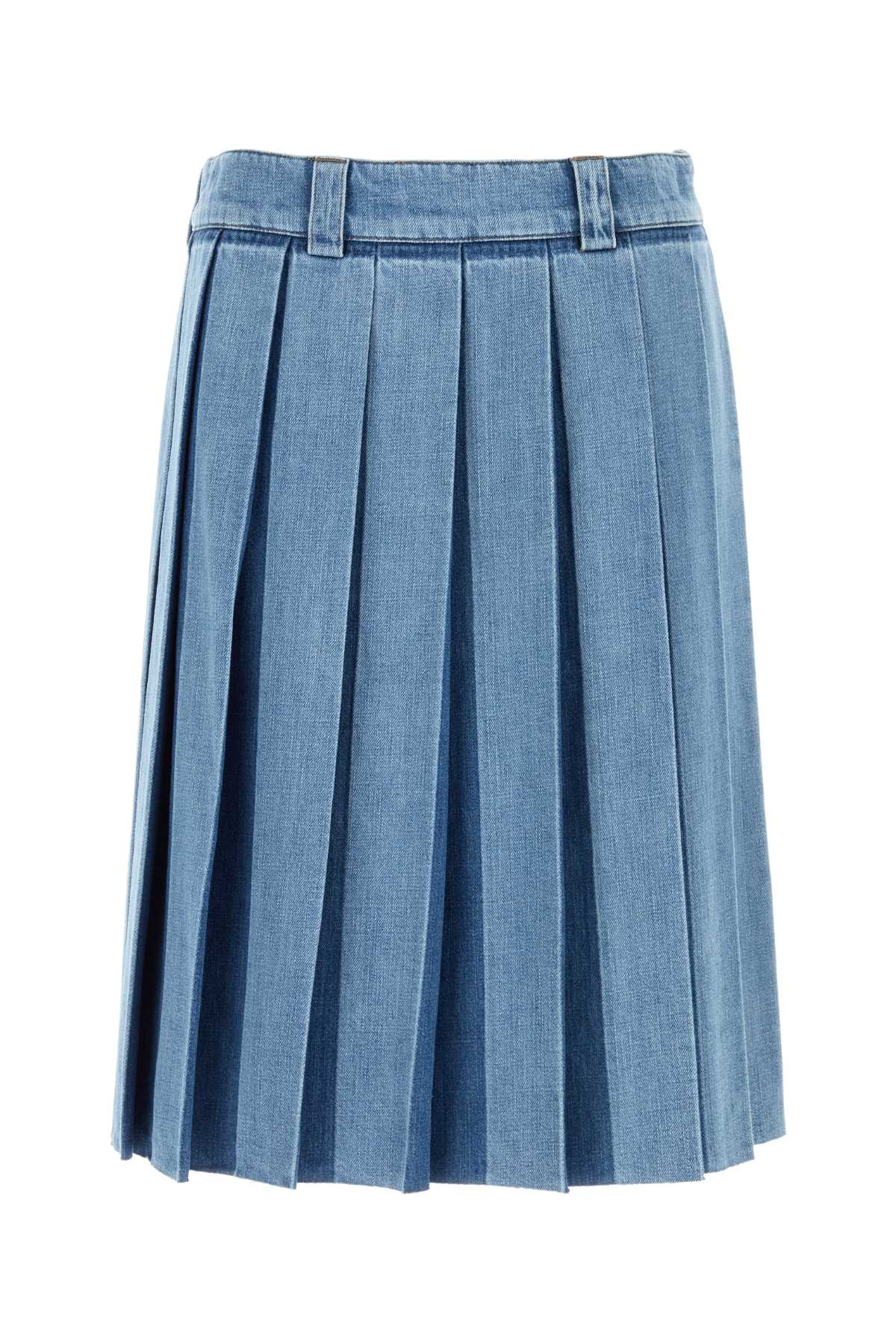 Miu Miu Gonne Skirt — Blue