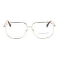 Victoria Beckham VB2115040 Geometric Metal Frame Eyeglasses — Silver