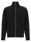 MM6 Maison Margiela Ribbed Wool Cardigan — Black