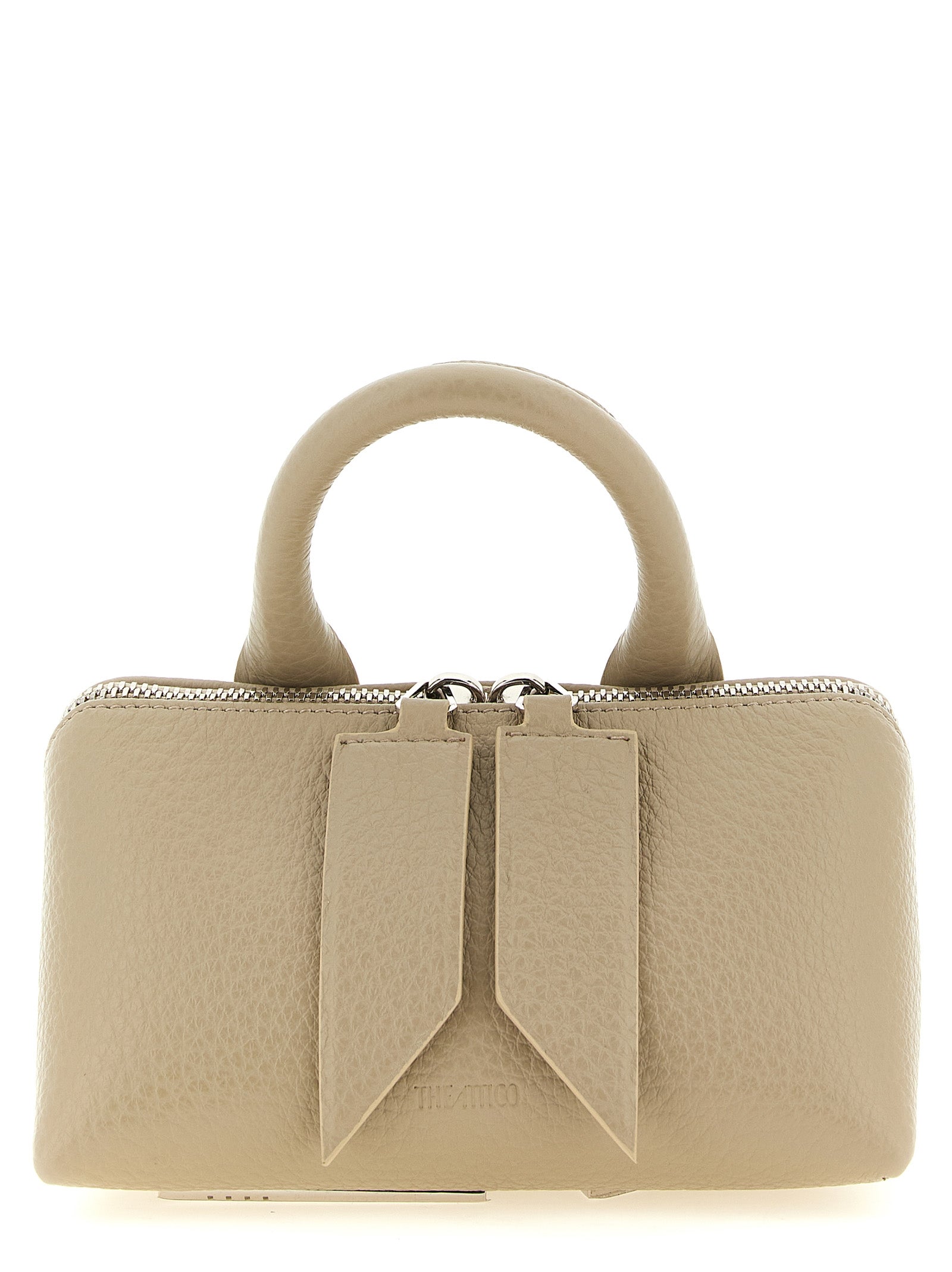 The Attico Top Handle Bag — Beige