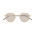 Montblanc MB0060S002 Metal Round Sunglasses — Gold