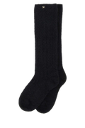 Valentino Garavani Mohair-Blend Crew Socks — Black