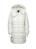 Pinko Quilted Puffer Down Jacket — Beige