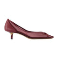Jacquemus Tourni B Pump — Burgundy