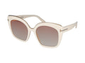 Tom Ford FT0944 Oversized Square-Frame Sunglasses — Cream