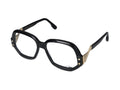 Cazal 5007 Black Plastic Oversized Eyeglasses — Black