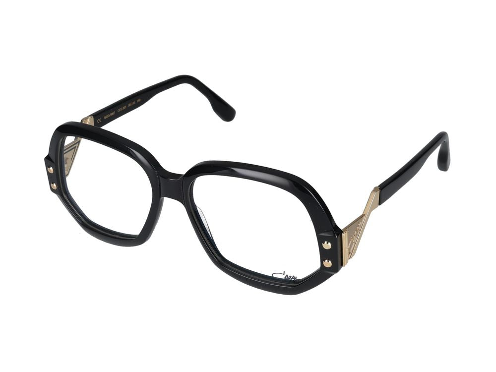 Cazal 5007 Black Plastic Oversized Eyeglasses — Black