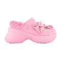 Balenciaga Embellished Foam Clog — Pink