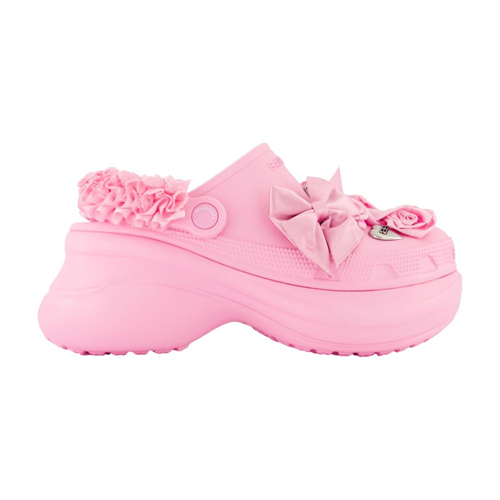 Balenciaga Embellished Foam Clog — Pink