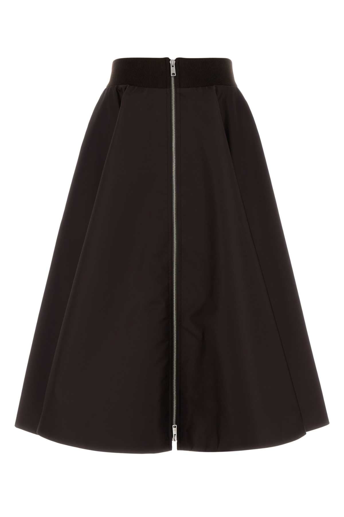 Prada Re-Nylon Skirt — Brown