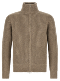 MM6 Maison Margiela Ribbed Wool Jacket — Beige