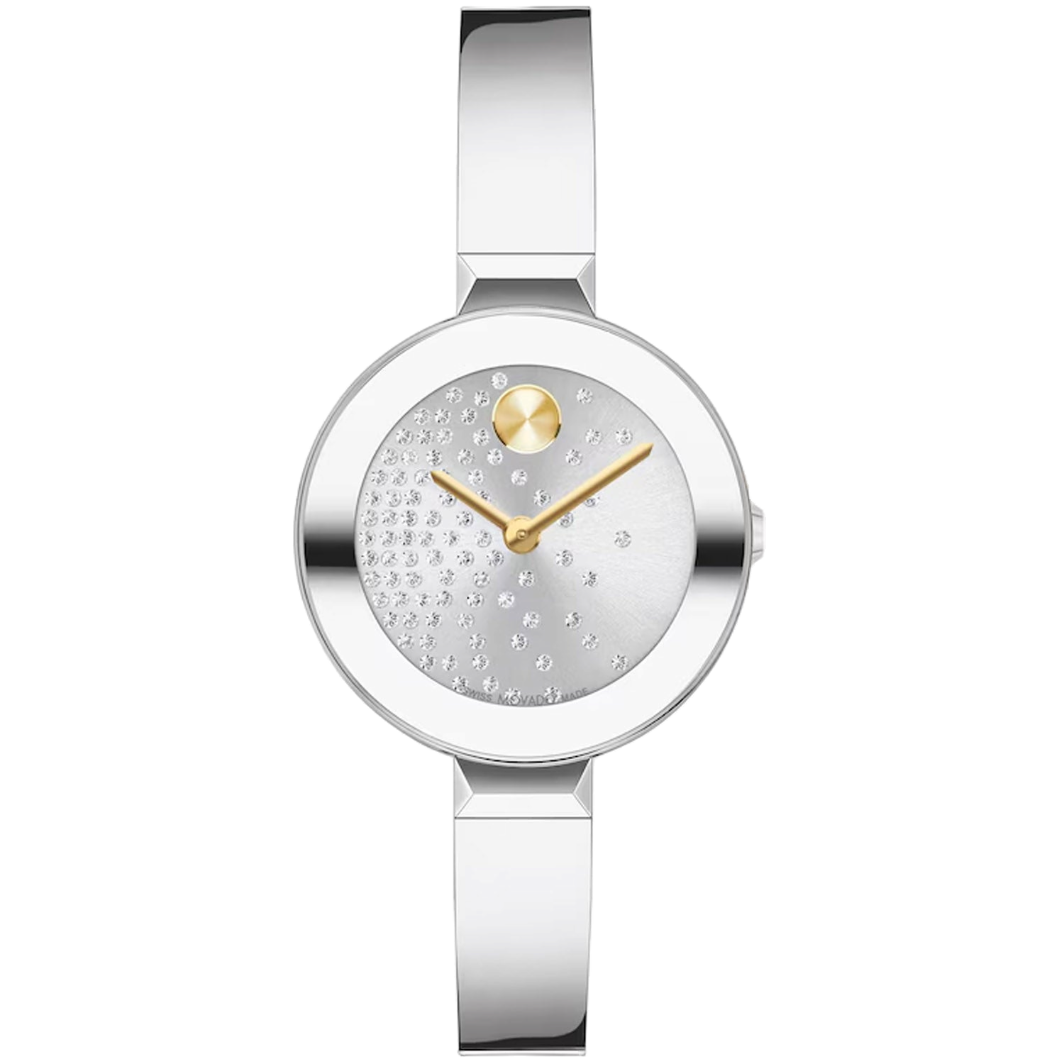 Movado Bold Bangle Watch — Silver