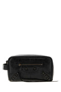 Balenciaga Lamb Leather Travel Wallet — Black