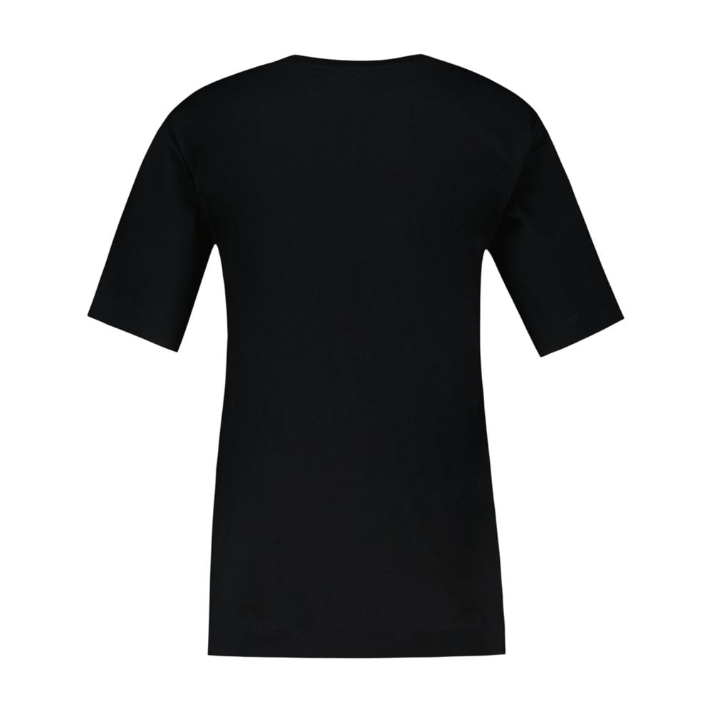 Simone Rocha Embroidered Cotton T-shirt — Black