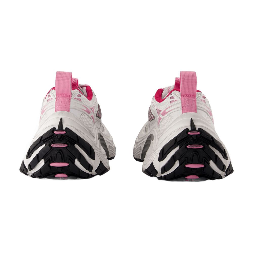 Balenciaga Cushioned Tech Mesh Sneakers — White