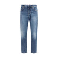 Dolce & Gabbana Cotton Straight-Leg Jeans — Blue