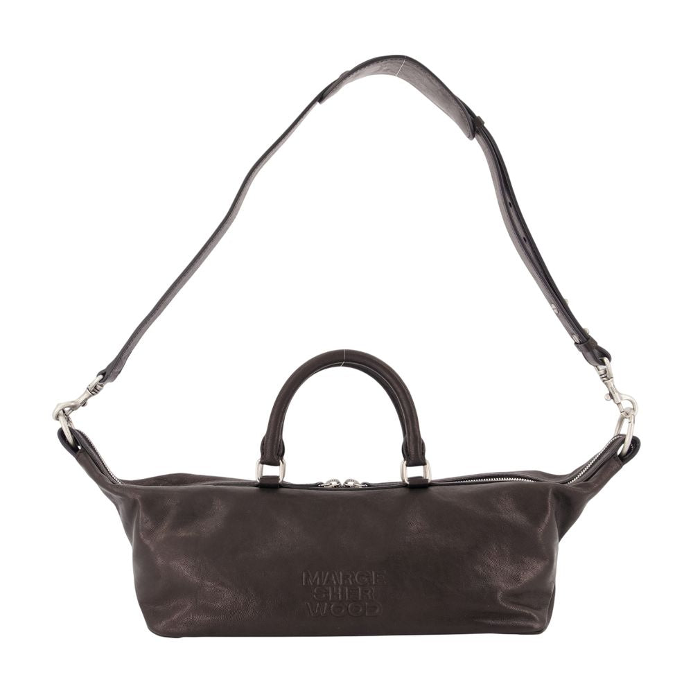 Margesherwood Dumpling Top Handle Bag — Black