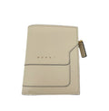 Marni Leather Bifold Wallet — Beige