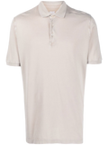 Fedeli Cotton Polo Shirt — Beige