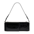 Diesel Embossed Logo Shoulder Bag — Black