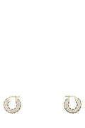 Amina Muaddi Whicrygoldbase Earrings — Gold