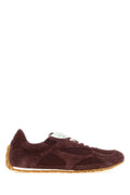 Bottega Veneta Suede Low-Top Sneaker — Brown