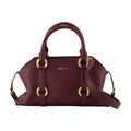 Alexander McQueen Farringdon Top Handle Bag — Burgundy