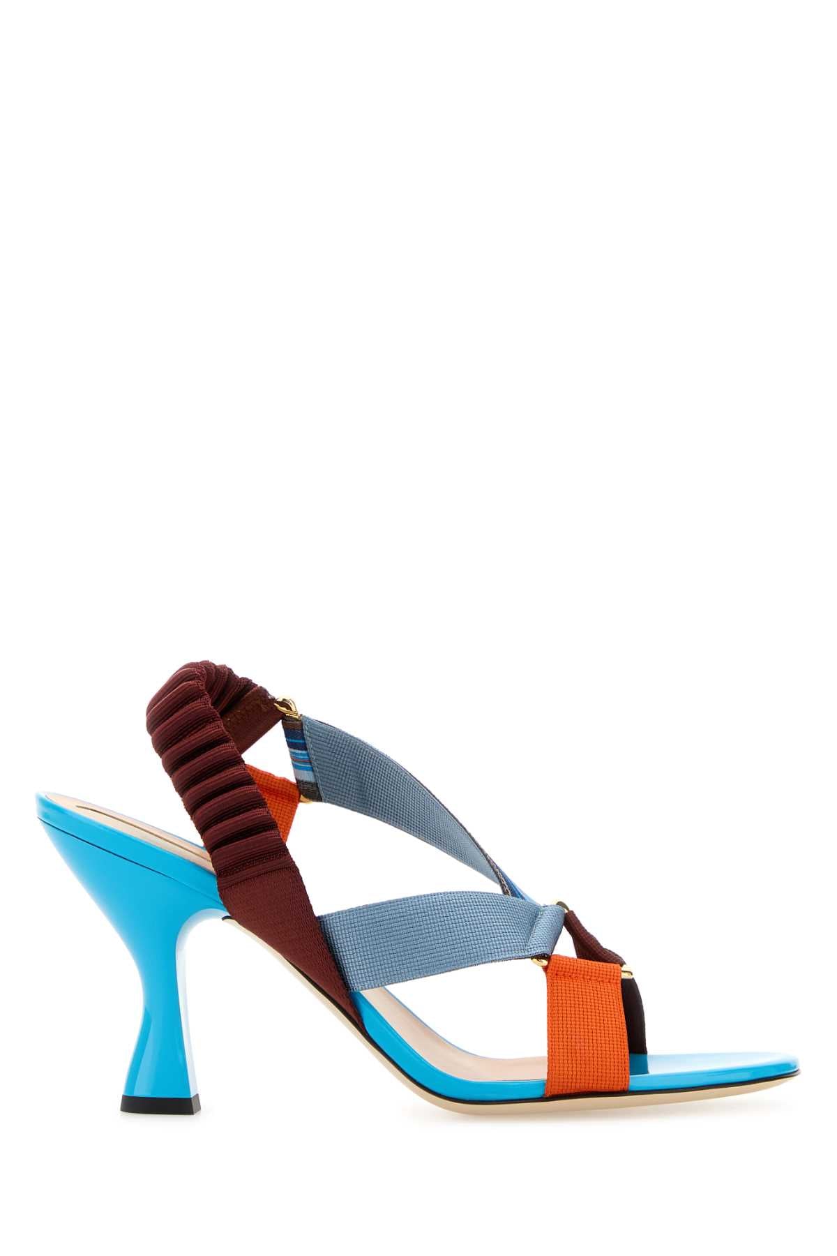 Fendi Colibri Sandal — Blue