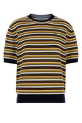 Prada Striped Cashmere Sweater — Multicolor