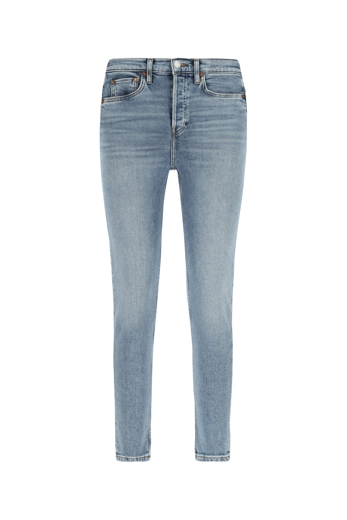 Re Done Brightfadedblue Jeans — Blue