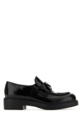 Mocasín Prada Vitello de piel — Negro