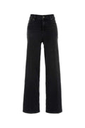 Frame Stretch Denim Jeans — Black