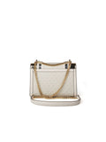 Michael Kors Chain-Trimmed Flap Crossbody Bag — Gold