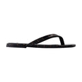 Toteme Crocodile-Embossed Calfskin Sandal — Brown