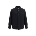 Valentino Garavani Textured Cotton-Blend Shirt — Black