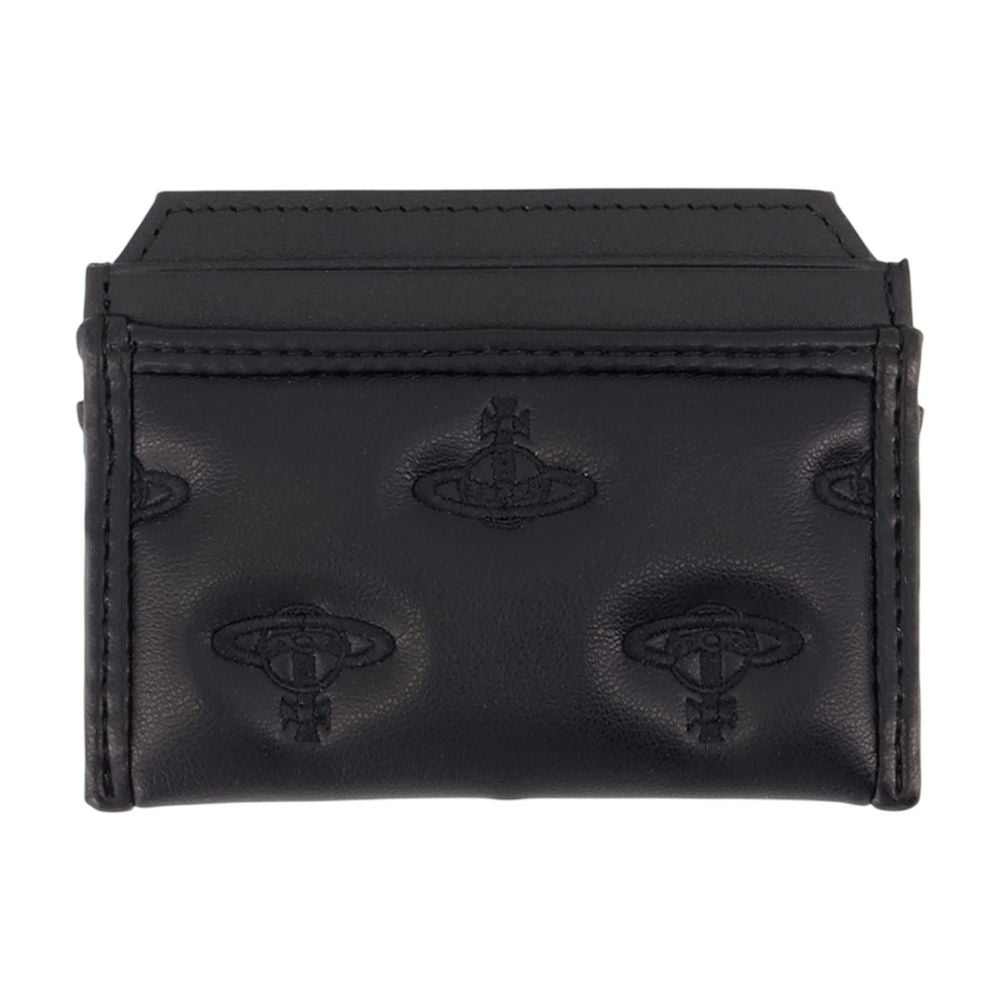 Vivienne Westwood Logo-Embossed Card Case — Black