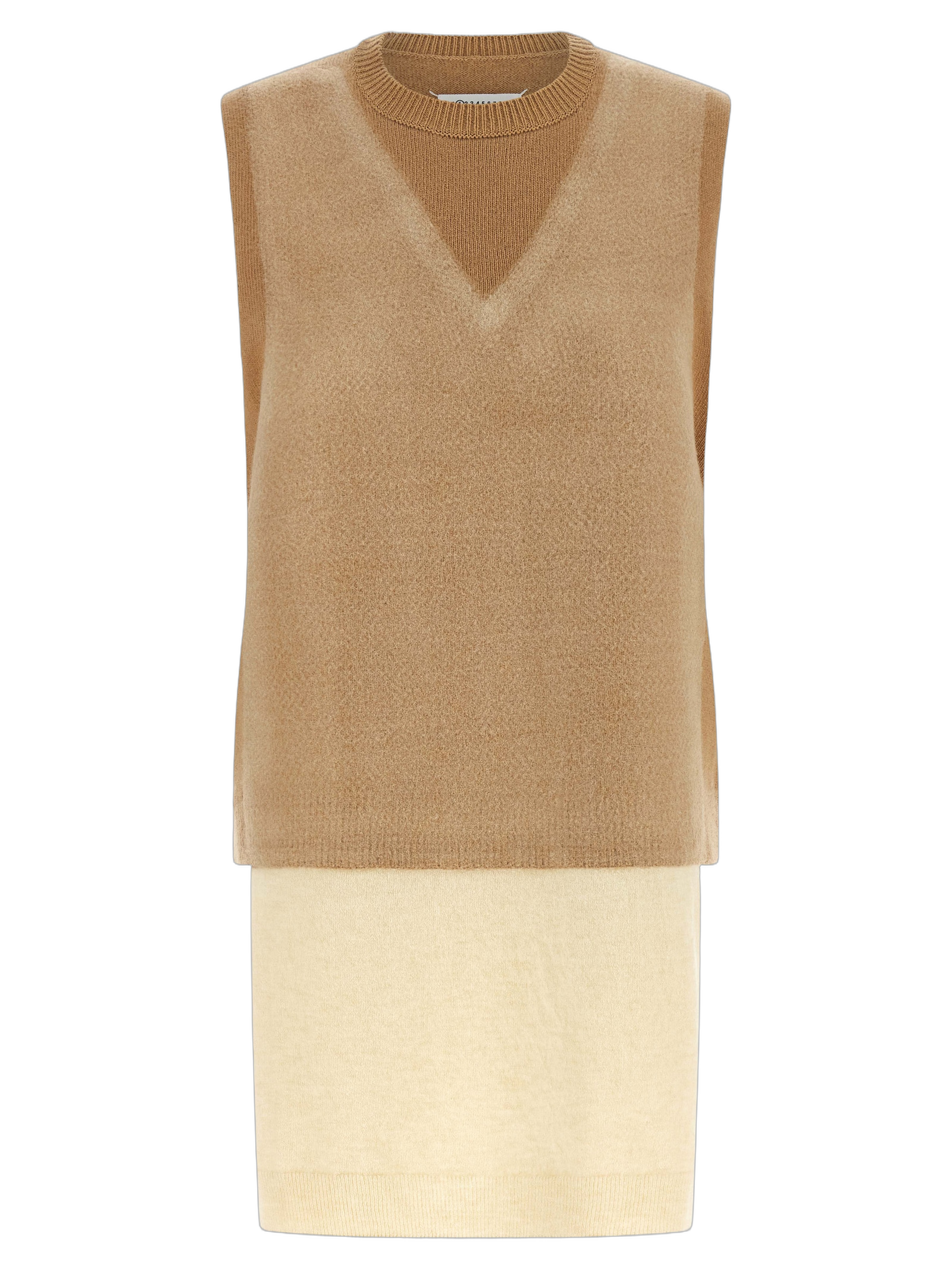 Maison Margiela Memory Sleeveless Top — Beige