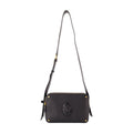 Versace Medusa-Embossed Calfskin Shoulder Bag — Black