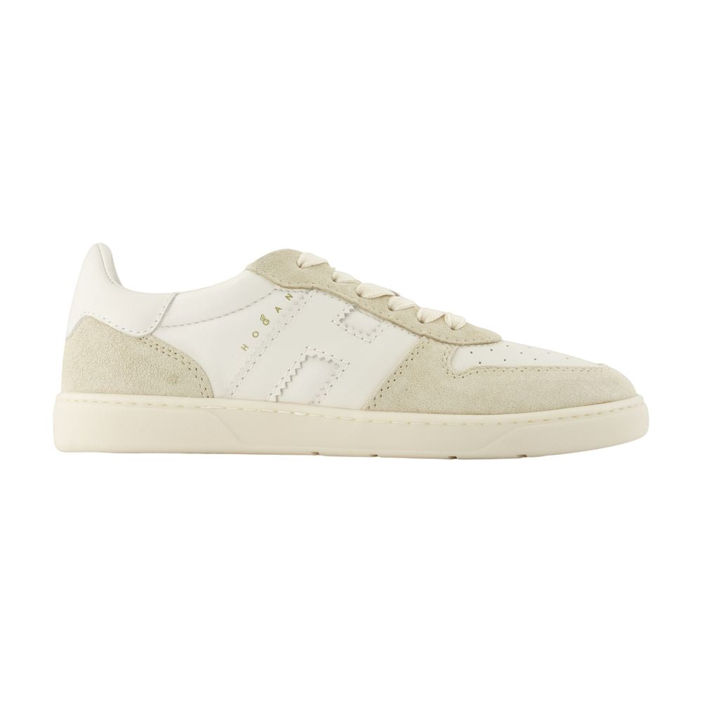 Hogan Leather Colorblock Sneaker — Multicolor