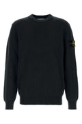 Jersey de cuello Stone Island — Negro