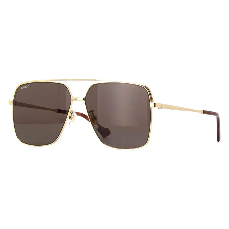 Gucci GG1099SA003 Aviator Full Rim Sunglasses — Gold