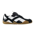 Versace Leather Calfskin Color-Block Sneaker — Multicolor