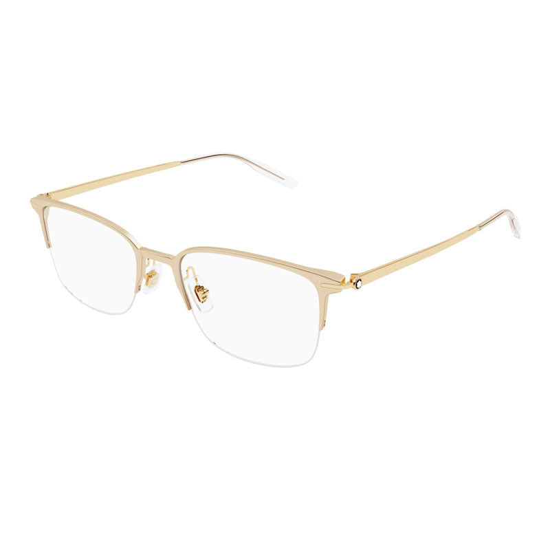 Montblanc MB0234OK001 Metal Frame Eyeglasses — Gold
