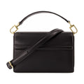 Toteme Mini-T Flap Shoulder Bag — Black